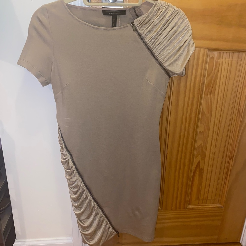 NWOT BCBG Max Azria Tan Dress